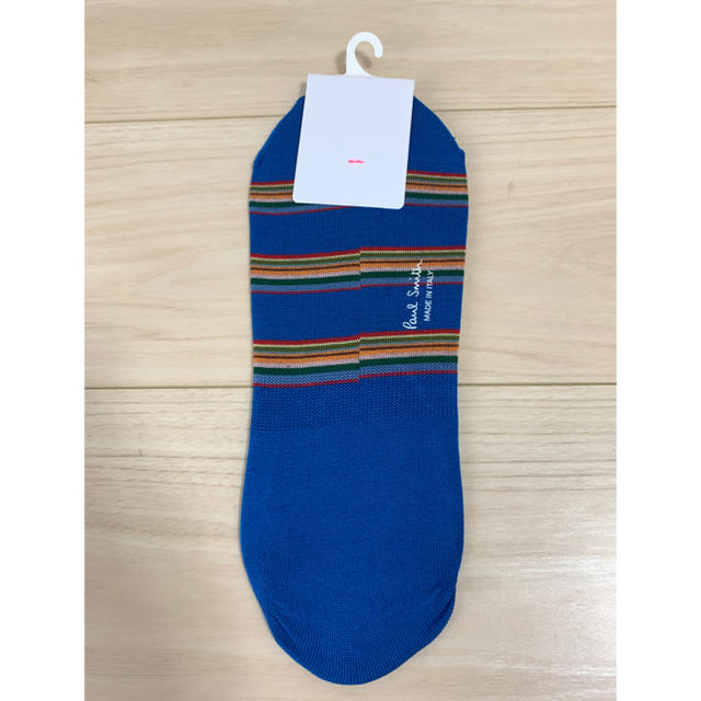 Paul Smith(ポールスミス)のねずみんさま専用　ポールスミス　マルチボーダーシューズインソックス メンズのレッグウェア(ソックス)の商品写真