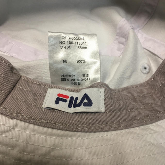 FILA(フィラ)のまい様専用　FILA ハット　帽子 レディースの帽子(ハット)の商品写真