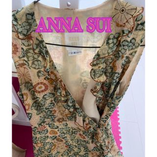 アナスイ(ANNA SUI)の10/18削除　ANNA SUI カシュクールワンピース　M(ひざ丈ワンピース)