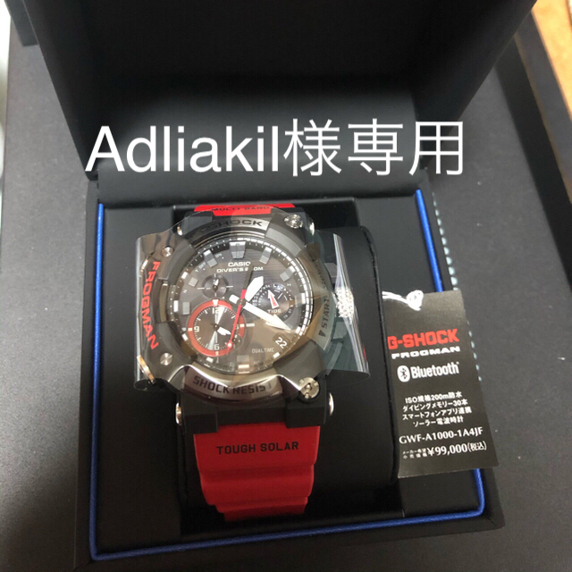 腕時計(アナログ)新品・未使用　G-SHOCK GWF-A1000-1A4JF