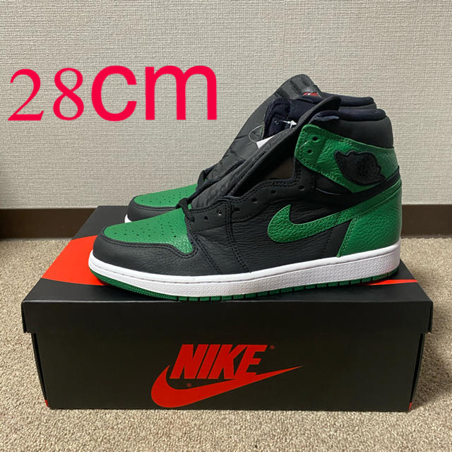 NIKE(ナイキ)のAIR JORDAN 1 RETORO HIGH OG 緑  28cm メンズの靴/シューズ(スニーカー)の商品写真