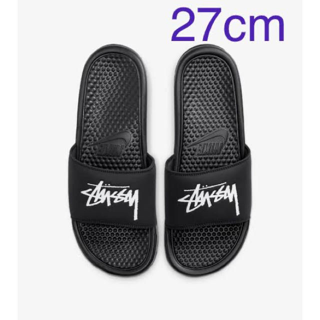 Stussy Nike Benassi Slide Sandals 27cm靴/シューズ