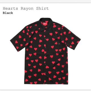 Supreme - Supreme hearts rayon shirt L ハートレーヨンシャツの通販