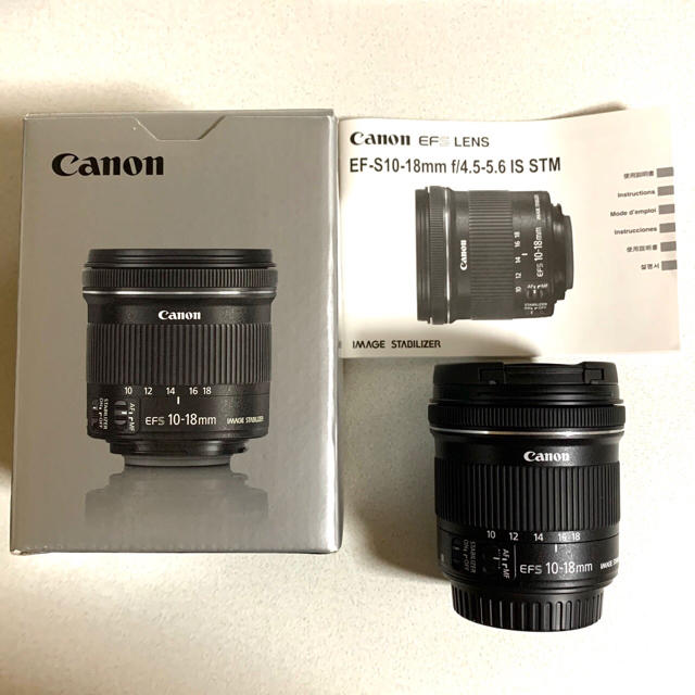 ほぼ未使用 Canon EF-S10-18F4.5-5.6 IS STM 最高の品質の noxcapital.de