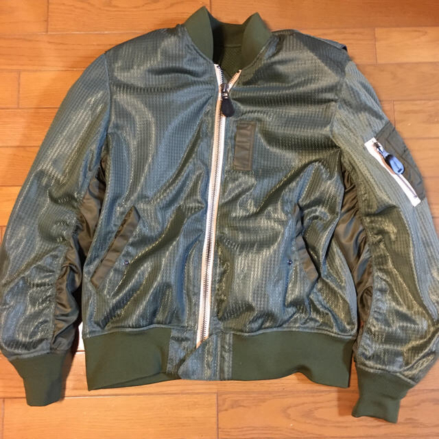 Kawasaki✖️AVIREX MA1 メッシュジャケット ma-1 LL-