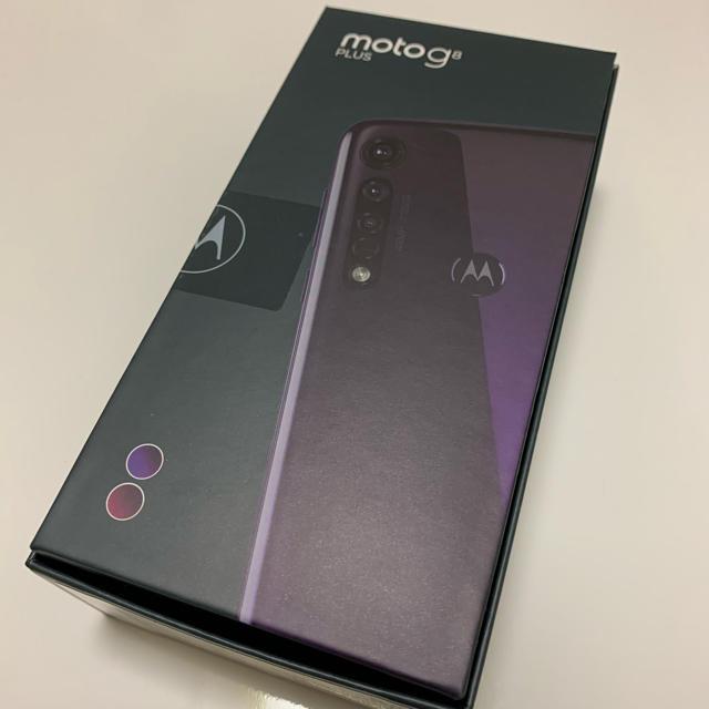 【新品】Moto G8 Plus 本体 ポイズンベリー 赤 モトローラ