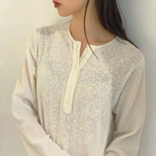 todayful Embroidery Gauze Dress(ロングワンピース/マキシワンピース)