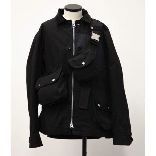 サカイ(sacai)のsacai Cotton Oxford Blouson BLACK size 2(ミリタリージャケット)