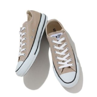 コンバース(CONVERSE)の新品 CONVERSE コンバース チャックテイラー ベージュ 24.5(スニーカー)