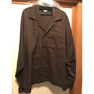 サンシー(SUNSEA)のsunsea 19ss リネン　ジゴロシャツ(シャツ)