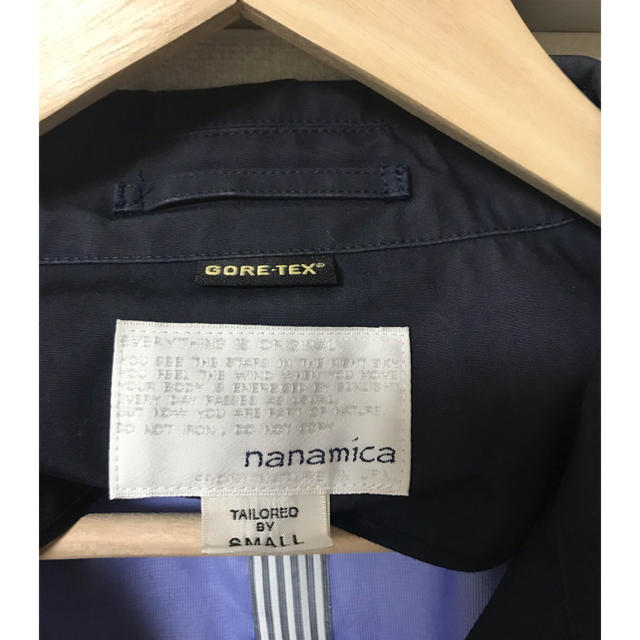 nanamica(ナナミカ)のnanamica ナナミカ /GORE-TEX チェスターコート S メンズのジャケット/アウター(ステンカラーコート)の商品写真