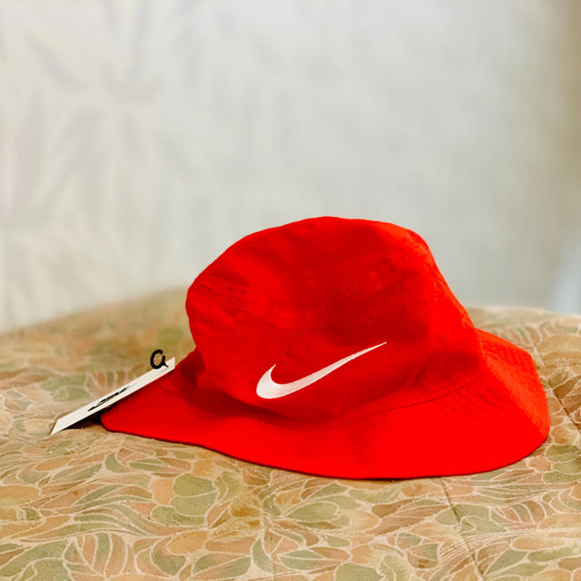 国内新品 NIKE stussy バケット ハット HAT 赤 RED レッド