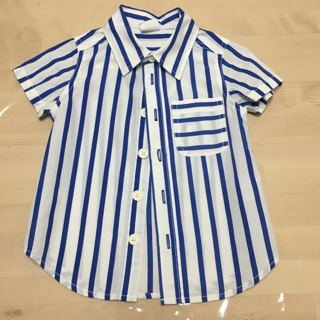 BREEZE(ブリーズ)の未使用　男の子シャツ　約100cm  3枚セット キッズ/ベビー/マタニティのキッズ服男の子用(90cm~)(ブラウス)の商品写真