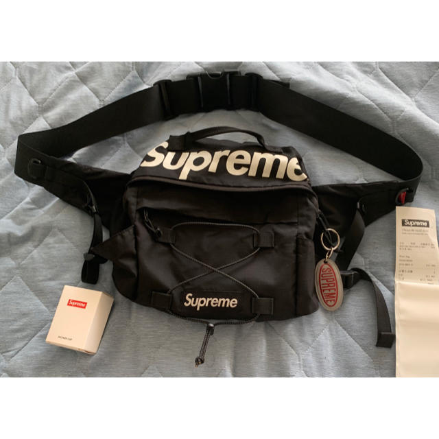 おまけ付supremewaistbag17ssシュプリームウエストバッグ黒