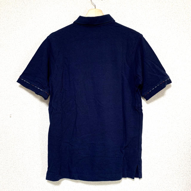 BURBERRY(バーバリー)のBURBERRY バーバリーロンドン 半袖ポロシャツ ネイビー Mサイズ メンズのトップス(ポロシャツ)の商品写真