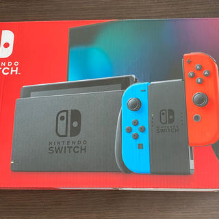 ニンテンドースイッチ(Nintendo Switch)のNintendo Switch JOY-CON(L) ネオンブルー/(R) ネオ(家庭用ゲーム機本体)