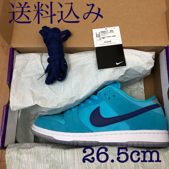 ナイキNIKE SB DUNK LOW PRO BLUE FURY ブルーフューリー