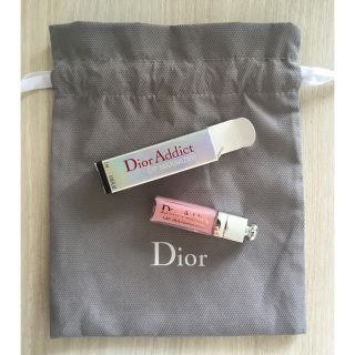 ディオール(Dior)のDIOR マキシマイザーミニ&ポーチセット(リップグロス)