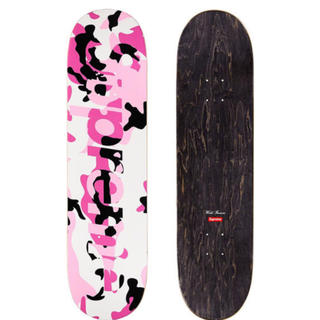シュプリーム(Supreme)のsupreme camo logo skateboard pink 新品(スケートボード)