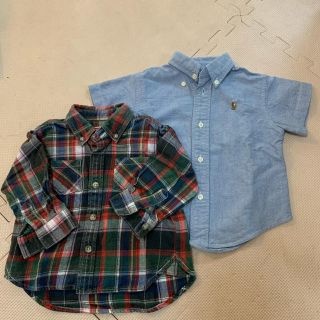 ポロラルフローレン(POLO RALPH LAUREN)のシャツ 2枚セット 80(シャツ/カットソー)