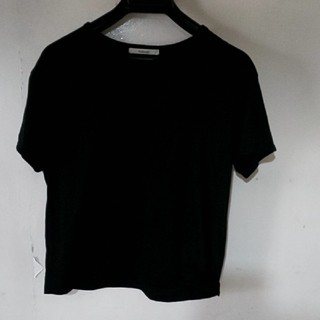 アンデミュウ(Andemiu)の レディス L M 半袖 Tシャツ ブラック 黒 アンデミュウ トップス(Tシャツ(半袖/袖なし))