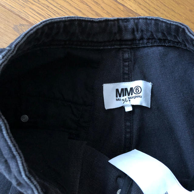 MM6 - mm6 ブラックデニム ワイドの通販 by KY.shop｜エムエムシックスならラクマ