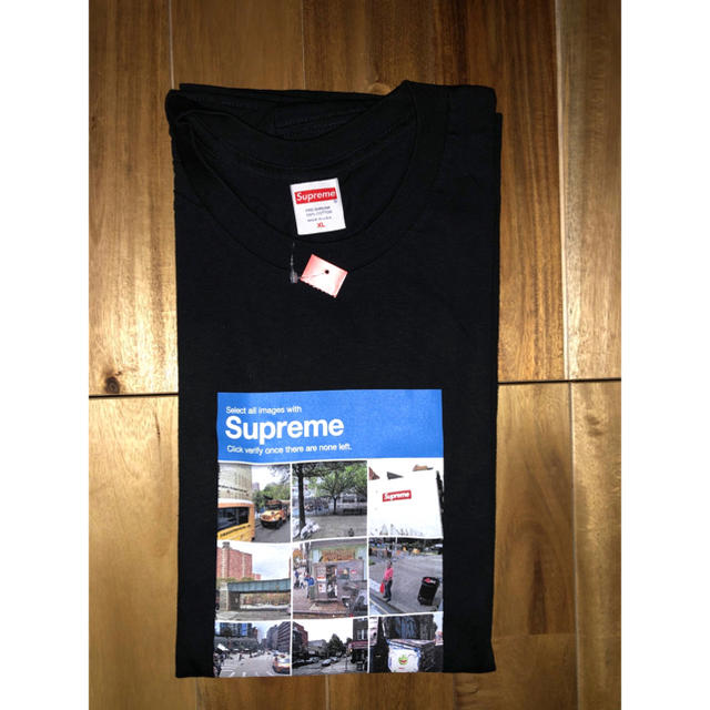 Supreme Verify Tee Black XLメンズ