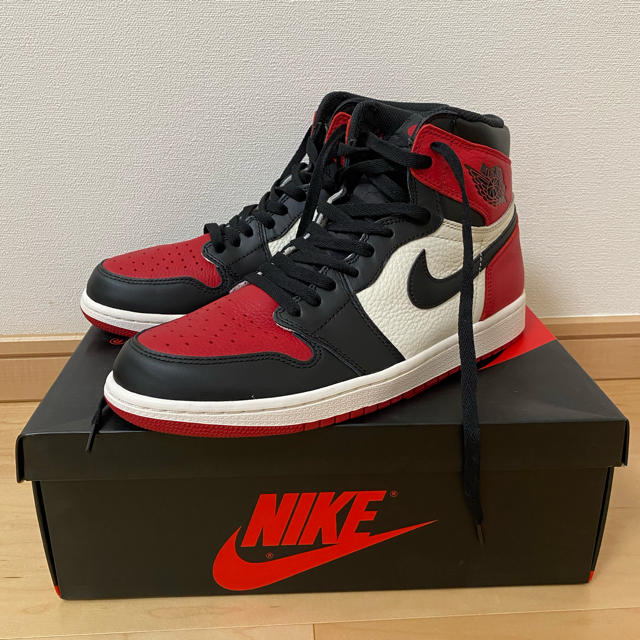 NIKE AIR JORDAN 1 BRED TOE 新品　US9.5 27.5