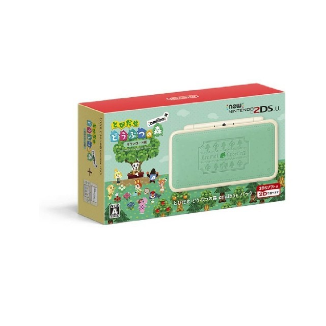 Ｎｅｗニンテンドー２ＤＳ　ＬＬ　とびだせ　どうぶつの森　ａｍｉｉｂｏ＋パック6枚かんたんスタートガイド