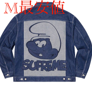 Supreme Smurfs Denim Trucker Jacket M(Gジャン/デニムジャケット)
