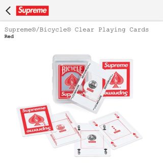 シュプリーム(Supreme)のsupreme playing cards(トランプ/UNO)