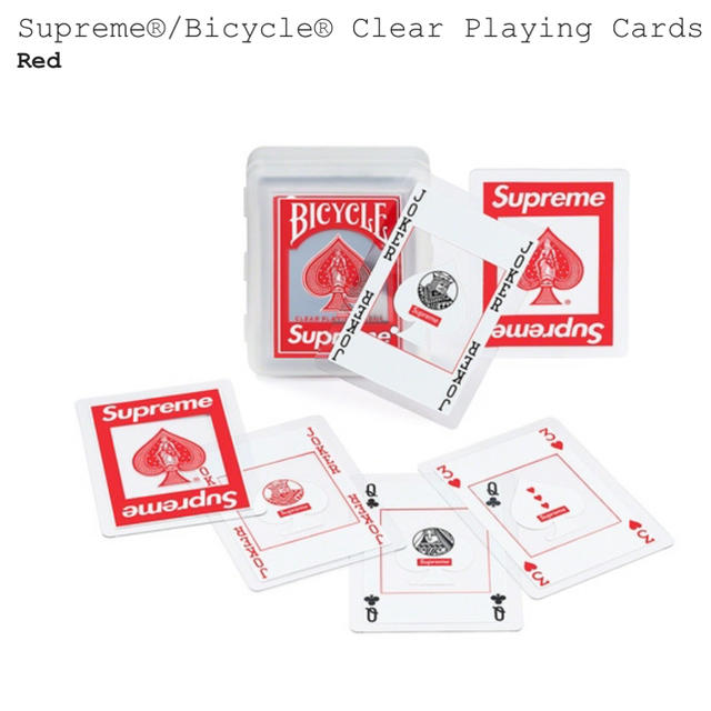 Supreme(シュプリーム)のSupreme®/Bicycle® Clear Playing  エンタメ/ホビーのテーブルゲーム/ホビー(トランプ/UNO)の商品写真