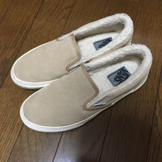 ヴァンズ(VANS)のVANSモコモコスェードスリッポン(スリッポン/モカシン)