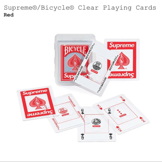 Supreme(シュプリーム)のsupreme トランプ　シュプリーム　カード card エンタメ/ホビーのテーブルゲーム/ホビー(トランプ/UNO)の商品写真