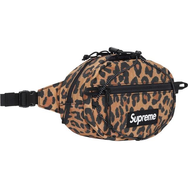 supreme waist bag leopard