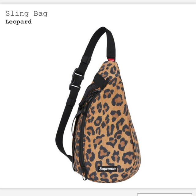 Supreme Sling Bag Leopard 豹柄