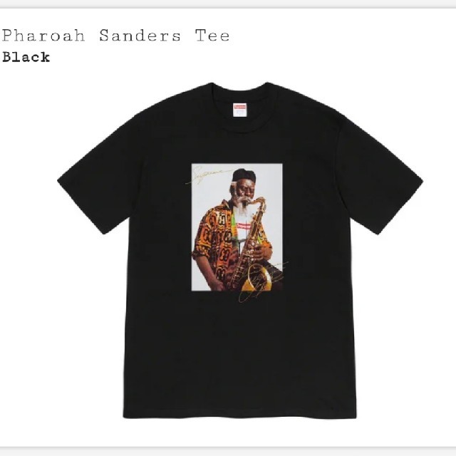 Supreme Pharoah Sanders Tee black