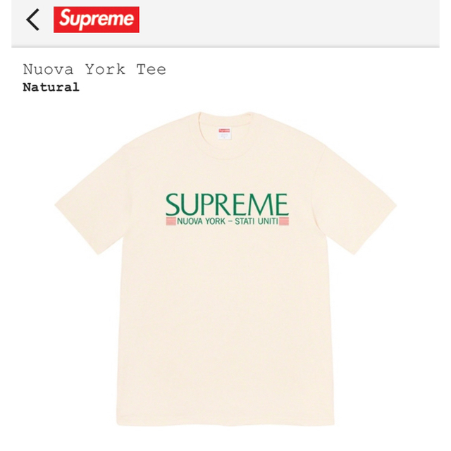 Supreme Nuova York Tee - Tシャツ/カットソー(半袖/袖なし)