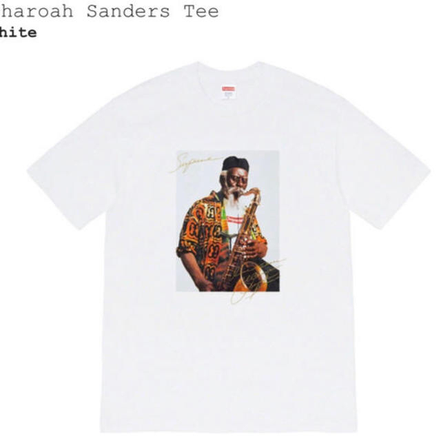 【超安い】 Supreme Tee Sanders Pharoah 【Lサイズ】supreme - Tシャツ/カットソー(半袖/袖なし)