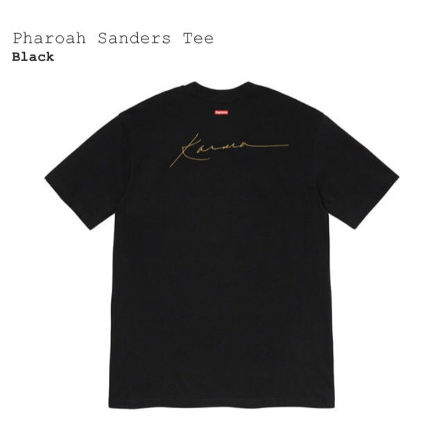 Supreme(シュプリーム)のSupreme 20F/W Pharoah Sanders Tee Black メンズのトップス(Tシャツ/カットソー(半袖/袖なし))の商品写真