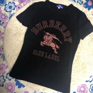 バーバリーブルーレーベル(BURBERRY BLUE LABEL)のバーバリーブルーレーベル デカロゴTシャツ(Tシャツ(半袖/袖なし))