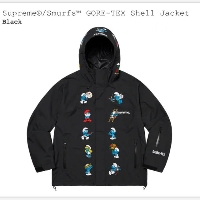 マウンテンパーカーSupreme/Smurfs GORE-TEX Shell Jacket