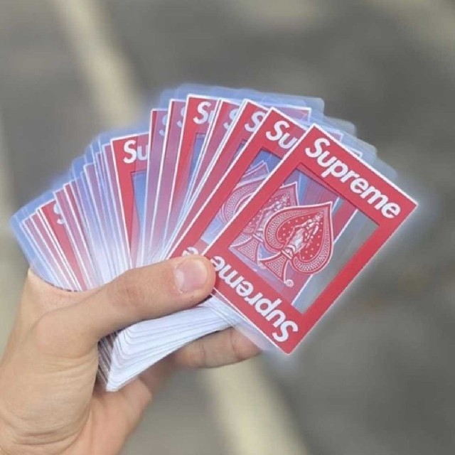 Supreme Bicycle Clear Playing Cards トランプ