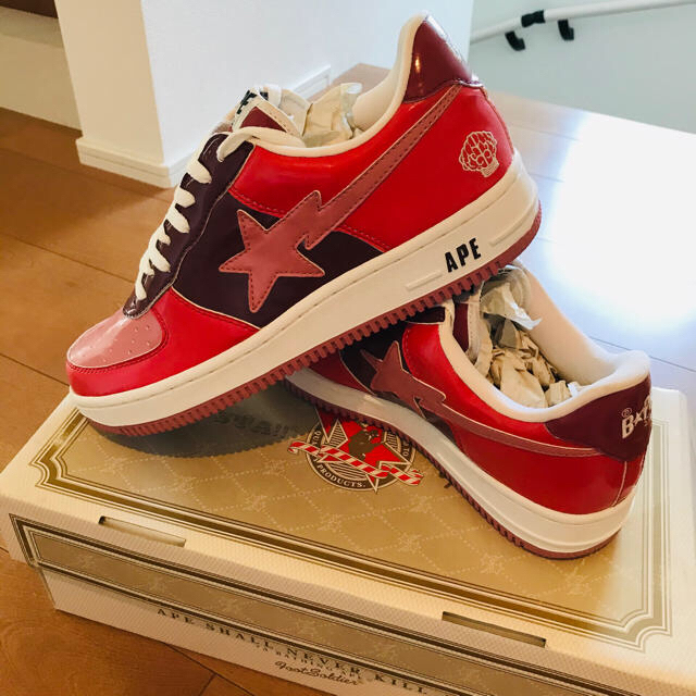 現金特価】 A BATHING BAPESTA×nerd BAPE - APE スニーカー