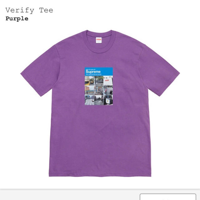 supreme 2020fw verify tee Mサイズ