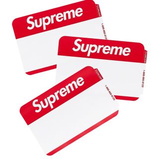 シュプリーム(Supreme)のSupreme Name Badge Stickers (ステッカー（シール）)