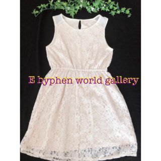 イーハイフンワールドギャラリー(E hyphen world gallery)の『E hyphen world gallery』レースワンピース(ひざ丈ワンピース)