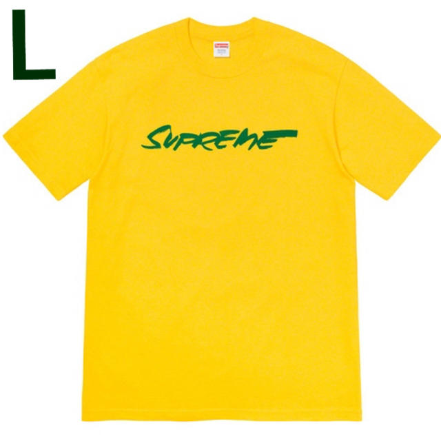 Supreme(シュプリーム)のSupreme Futura Logo Tee フューチュラ ロゴ イエロー  メンズのトップス(Tシャツ/カットソー(半袖/袖なし))の商品写真