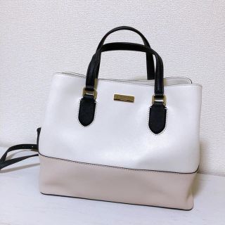 ケイトスペードニューヨーク(kate spade new york)のケイトスペード　2way ハンドバッグ　ツートン　新品(ハンドバッグ)