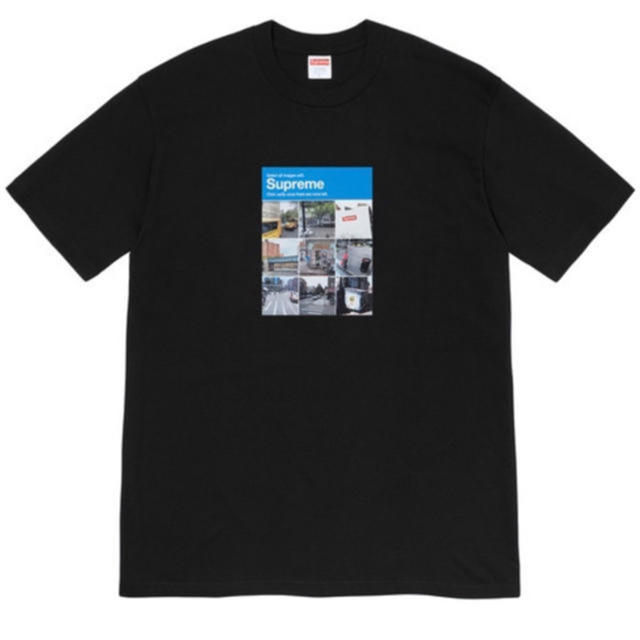 supreme Verify Tee Black size XL Tシャツ/カットソー(半袖/袖なし)